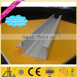 Wow!! Anodized Aluminum Kitchen Cabinet Frame Extrusion Manufacturer/CP Brushed Aluminium Kitchen Cabinet Handle Profile Factory thumbnail-6