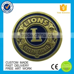 Best Selling Customized 3D Gold Plating Coin thumbnail-1