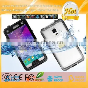 Shockproof Waterproof Case Note 4 With Button Black thumbnail-1