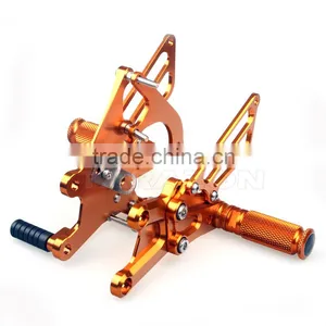 CNC Alloy Aluminum Adjustable Motorcycle Rearsets Rear Set For Honda CBR600RR CBR1000RR CBR900RR thumbnail-6