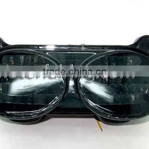 ZX-6R Plastic Cover Tail Lights/Motorcycle Smoke LED Tail Light for Kawasaki ZX6R 98-02 thumbnail-1