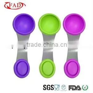 8-Piece Perfect Design Silicone Measuring Spoon and Cup Set thumbnail-6