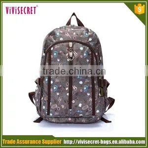 Buying Wholesale Import Women's Flower Picture School Backpack Satchel From China thumbnail-3