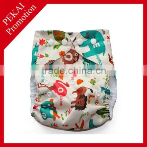 High Quality Organic Bamboo Velour Baby Cloth Diaper Cover, Cloth Nappy thumbnail-6