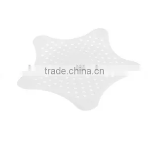Star Shape Hair Catcher Rubber Bath Sink Strainer Shower Drain Cover / Floor Drain Sewer Floor Filter Trap thumbnail-2