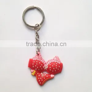 2016 Newest OME High Quality Plastic Promotional PVC Funny Printing Key Chain thumbnail-2