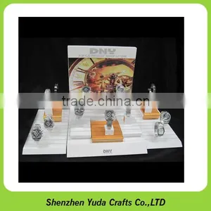 Vertical L Shaped MDF Holder Wood Watch Display Stand thumbnail-5