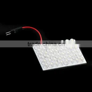 48 LED White Dome Bulb Light for Car Interior With 3 Adapters thumbnail-2