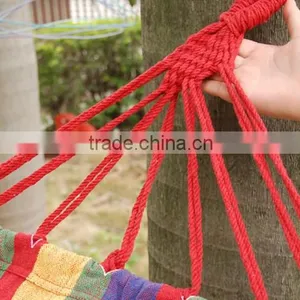 2014 New Style Durable Cotton Rainbow Color Hanging Hammock Bed thumbnail-6