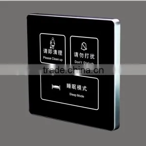 Hot Sale Smart Home Touch Light Wall Switch Hotel Touch Switch thumbnail-2