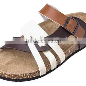 New Design Slippers,hot Sale Slippers, PU Cork Sole Slippers thumbnail-2