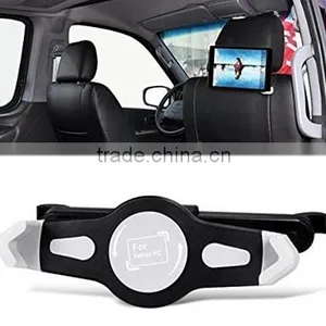 Universal Car Tablet pc Holder Headrest Mount Secure Grip Anti Shock 360 Degree Rotate Adjustable thumbnail-3