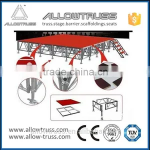 Portable Easy Assemble Aluminium Folding Mobile Event Stage With Low Prise thumbnail-1