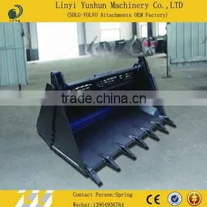 2.5ton 4 in 1 Bucket Backhoe Loader for XCMG XT872 Loader thumbnail-2
