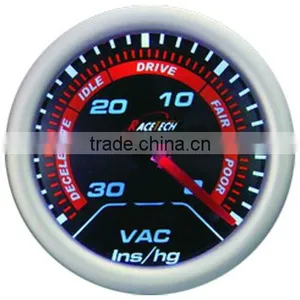52mm Smoke Lens / Super White Led Electrical Vacuum Gauge With Sensor thumbnail-1