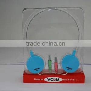 Cheap Foldable Portable Audio Headset Mini Wired Headphone thumbnail-1