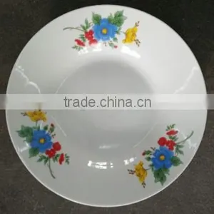 OEM 8inch Cheap Ceramic Soup Plates , Round Edge Decor Soup Plate , Cheap Porcelain Soup Plate to Irap thumbnail-6