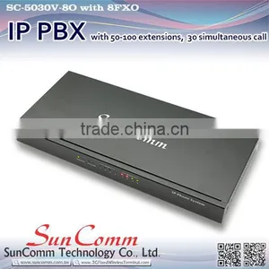 SC-5030V-8O High Quality IP PBX Internet With 8FXO thumbnail-3