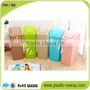 Plastic Trash Bin With Lid thumbnail-1