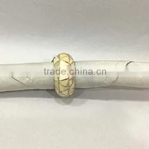 Marble Look,Decorative Metal Napkin Rings, Wedding Napkin Ring, Handmade Napkin Rings,new Design thumbnail-1