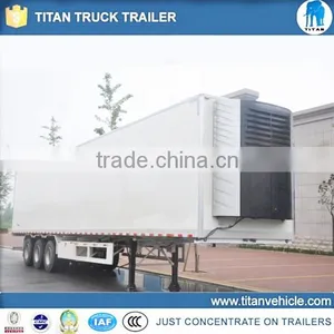 Titan 50T 60T 70T 3 Axles Van Semi Trailer/box Trailer/refrigerated Trailer Sale thumbnail-1