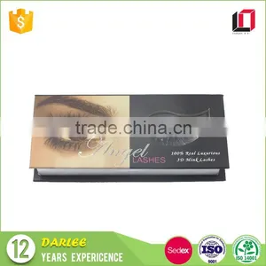 Professional OEM Custom Logo Printed Magnet False Eyelashes Packaging Box With Clear Window thumbnail-2
