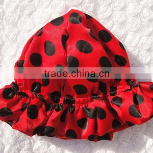 Multi Colors Sun Hat,ladybug Satin Lined Hats thumbnail-1
