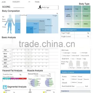 OEM Body Composition Analyzer Body Fat Analysis Machine With CE Certificate thumbnail-2