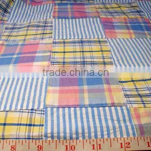 Plaid Patchwork Fabric Cotton thumbnail-1