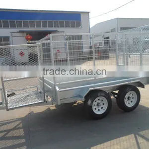 Galvanized Tandem 9x5 Heavy Duty Commercial Trailer thumbnail-1