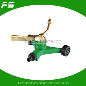 Durable Brass Rotary Three Arms Water Sprinkler Watering Head Garden Irrigation thumbnail-1