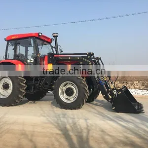 120HP, 130HP 4x4 Big Tractor With 4in1 Front End Loader, 4in1 FEL, Slasher Mower Etc. thumbnail-1