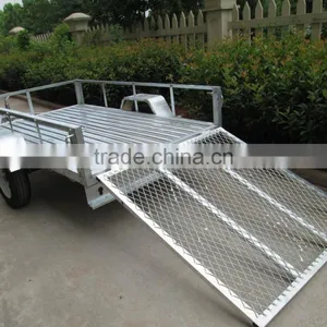 Hot Dip Galvanized Mesh ATV Car Trailer thumbnail-1
