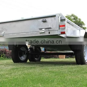 Hot Dipped Galvanized Tandem Box Trailer thumbnail-5