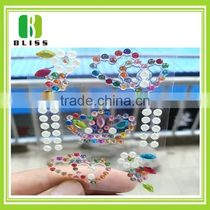 Custom Design Free Samples Shining Diamond Mobile Sticker thumbnail-5