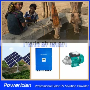 18.5KW Solar Pump System Flow 95CBM/h Head 41m Water Tower Supply Well Irrigation thumbnail-5