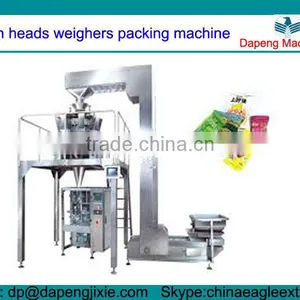 398-A Potato Chips Packing Machine With Ten Head Weigher/potato Chips Package Machine thumbnail-1