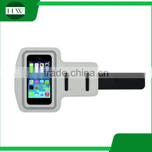 Outdoor Sport Accessories Logo Printed Smart Phone Reflective Armband Running Stretch Mobile Phone Arm Band Armbag thumbnail-1