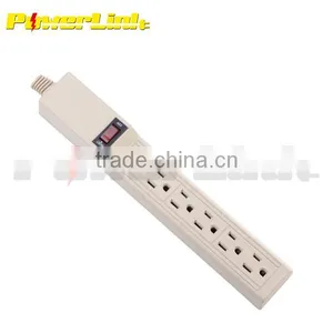 H80138 UL/CUL 6 Outlet Power Strip With Surge Protectors / Power Bar / Power Sockets thumbnail-1