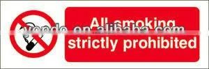 All Smoking Strictly Prohibited Vinyle Sticker thumbnail-1