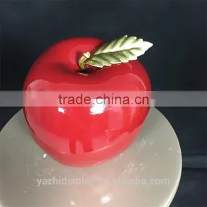 MOdern Christmas Fiberglass/resin Apple for Window and Home Display thumbnail-1