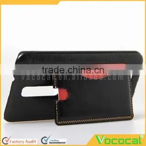 Lichee Pattern Stand Case for 5.5 Inch ASUS Zenfone 2 ZE551ML Black thumbnail-5