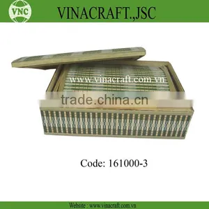 Rectangular Bamboo Craft With Lid thumbnail-1