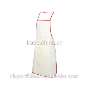Natual Color Apron With Front Pocket as Promotion thumbnail-3