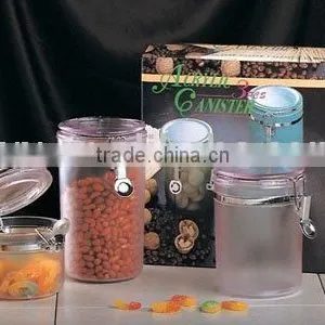 3 Pieces Plastic Canister Set thumbnail-1