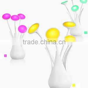 USB Flower Vase Shaped Led Motion Sensor Night Light thumbnail-6
