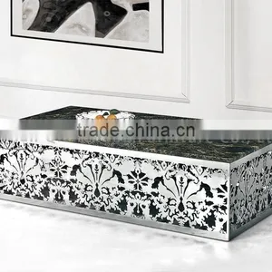 Crave Stainless Steel Marble Coffee Table Centre Table thumbnail-6