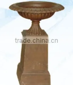 Trade Assurance Big Black Cast Iron Garden Pot,garden Big Pots,garden Flower Pots thumbnail-3