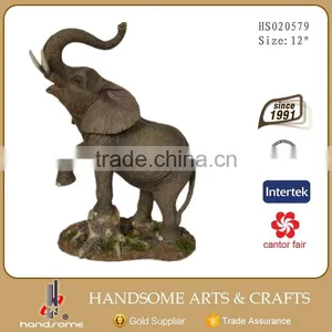 12 Inch Resin Home Decoration Holiday Gifts Animal Elephant Statues thumbnail-1