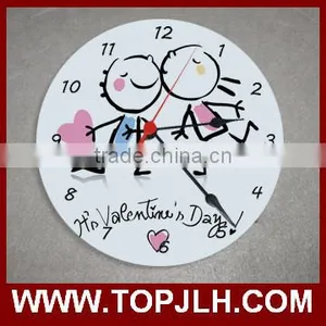 30 cm Glass Wall Clock DIY Sublimation Photo Printing Clock thumbnail-1